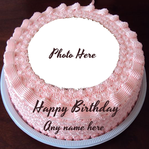 Online Birthday Wish Cake with Name and Photo Editing