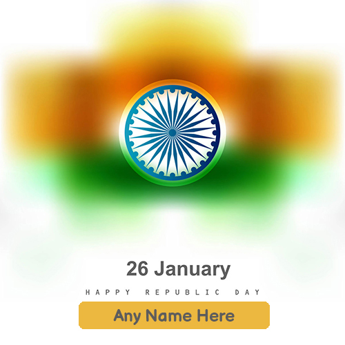 Create Happy Republic Day Card with Everyone’s Name Editing