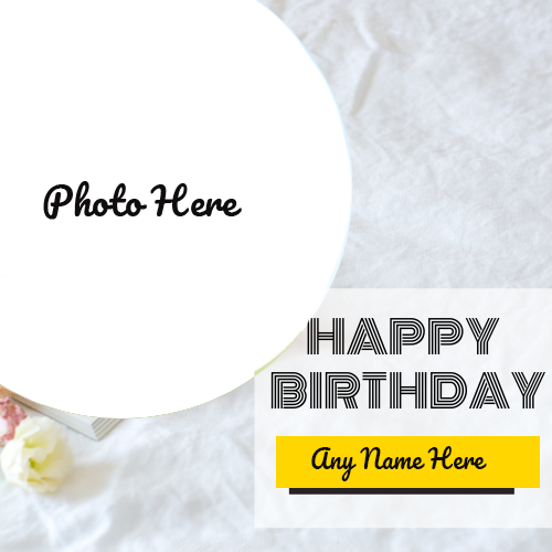 Unique Birthday Greeting Card With Photo Customization