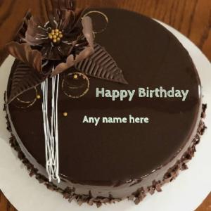 Special Chocolate Cake Image with Name Wishes