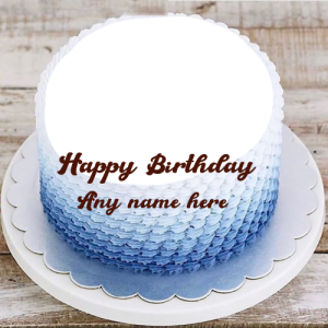 Editable Birthday Cake With Name And Photo