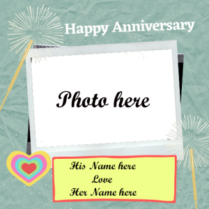 Marriage Anniversary Cake with Photo Editing Option