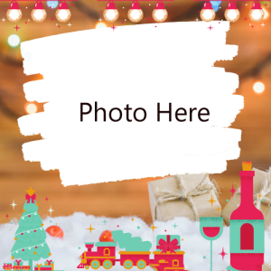 Merry Christmas 2025 Wishes Photo Frame for Download