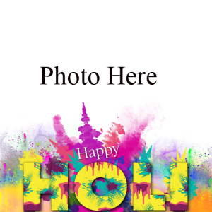 Holi Photo Frame Editor For Personalized Wishes