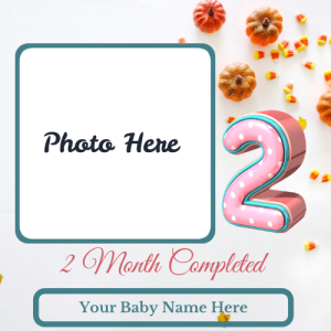 Baby 2-Month Photo Frame Online