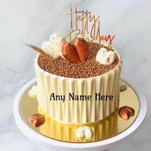 Happy Birthday Cake with Name Editing for 2025
