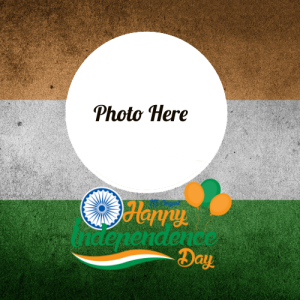 15th August Independence Day Card with Name and Photo Custom Editing