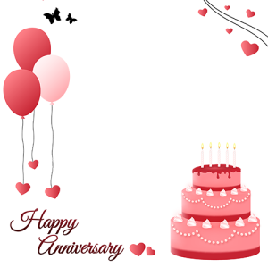 Happy Anniversary Card with Photo Online Editing