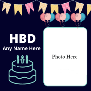 Generate Happy Birthday Card with Picture Customization