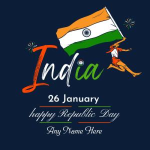 Make Happy Republic Day 2025 Greeting Card Image