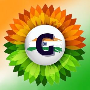 G Alphabet Name Indian Flag Profile Picture for WhatsApp Dp
