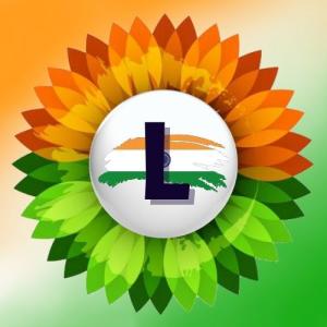 L Alphabet Name Indian Flag Profile Picture for WhatsApp Dp