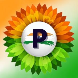 P Alphabet Name Indian Flag Profile Picture for WhatsApp Dp
