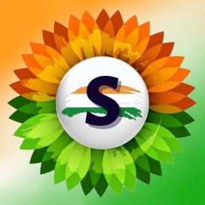 S Alphabet Name Indian Flag Profile Picture for WhatsApp Dp