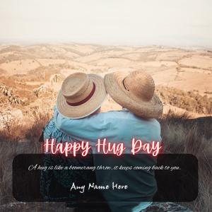 Create A Special Hug Day Card For Your Loved One