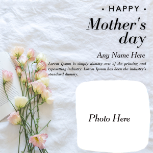 Beautiful Happy Mother’s Day 2025 Card with Name and Photo
