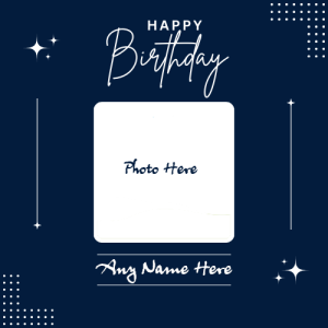 Create Stunning Happy Birthday Greeting Cards with Name and Photo Custom Edit