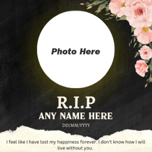 RIP Photo Editor With Custom Name For Free Online