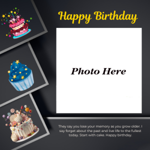 Wishing You a Magical Happiest Birthday Wish Card with Name and Photos