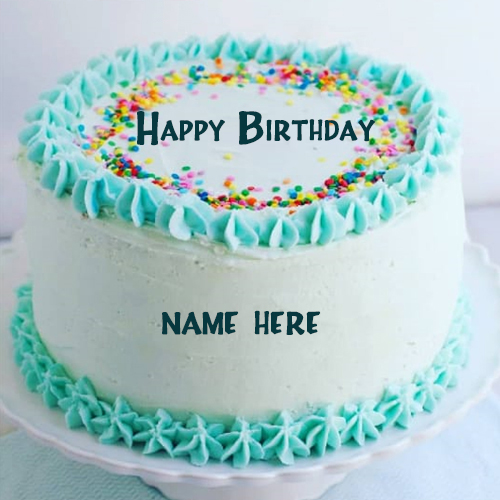 Birthday Cake with Name Edit Online