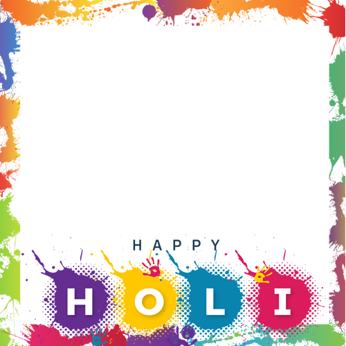 Holi 2025 Wishes Card With Personalized Photo