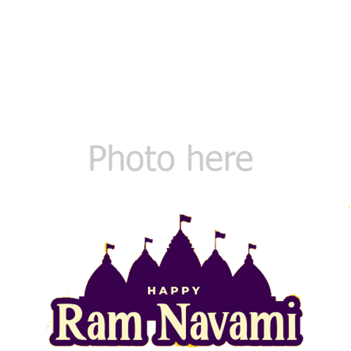 Ram Navami Greetings Card With Personalized Photo