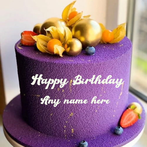 Special Happy Birthday Cake with Name Online Customization