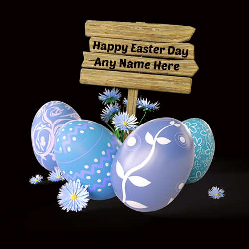 Easter 2025 Greeting Card With Editable Name