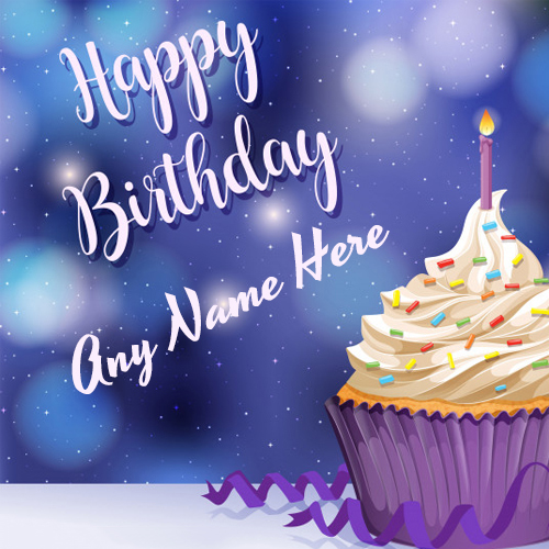 Amazing Happy Birthday Card with Name Customizable Online