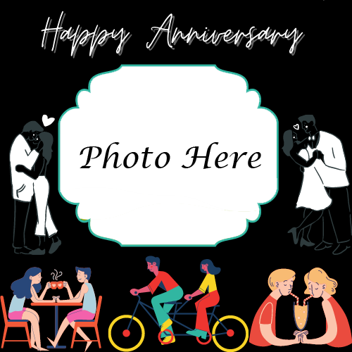 Happy Marriage Anniversary Photo Frames Customizable