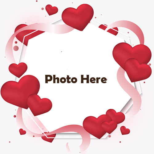 Lovely Heart Couple Image with Photo Editing Option