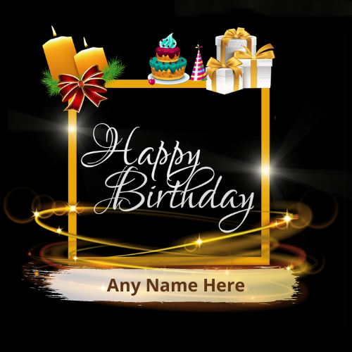 Incredible Birthday Wishes Card with Name Customizable