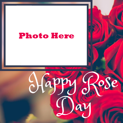 Rose Day Photo Frame Editor Free Online