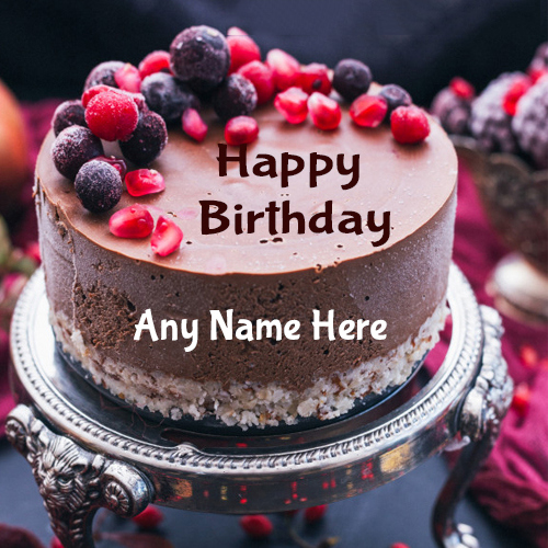 Special Happy Birthday Cake with Name Editing for Free