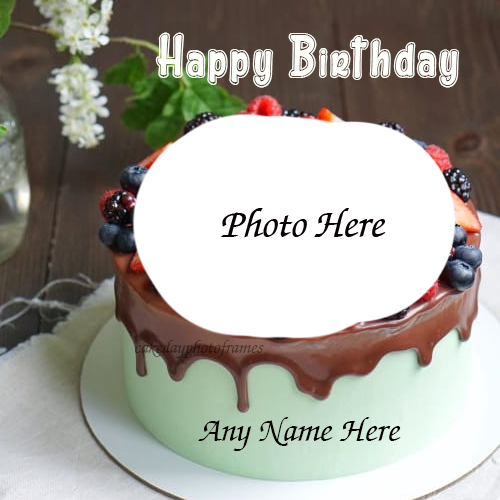 Best Birthday Wishes with Name and Photo on Cake