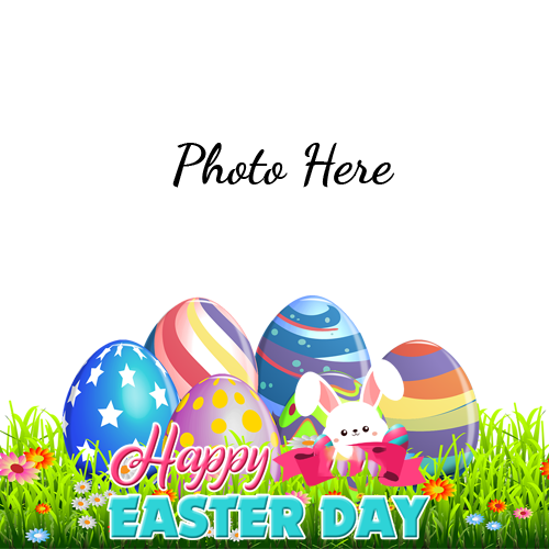 Easter 2025 Card With Name And Photo Personalization