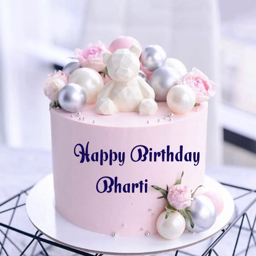 Birthday Cake with Name Customizable (Bharti)