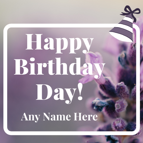 Free Online Birthday Wish Card with Name Customizable