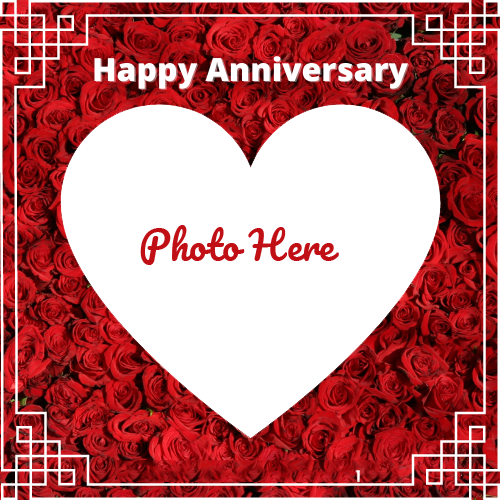 Happy Anniversary with Photo Editing