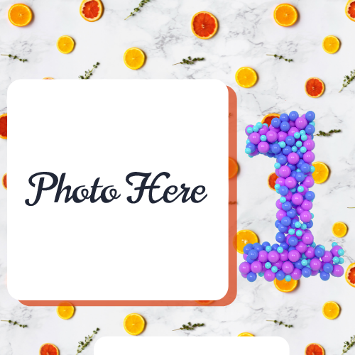 One Month Completed Baby Photo Frame Free Editing