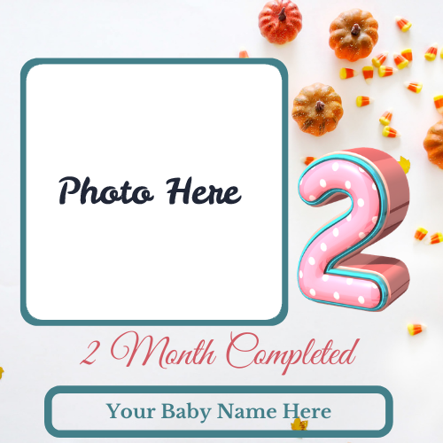 Baby 2-Month Photo Frame Online