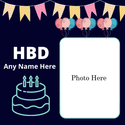 Generate Happy Birthday Card with Picture Customization