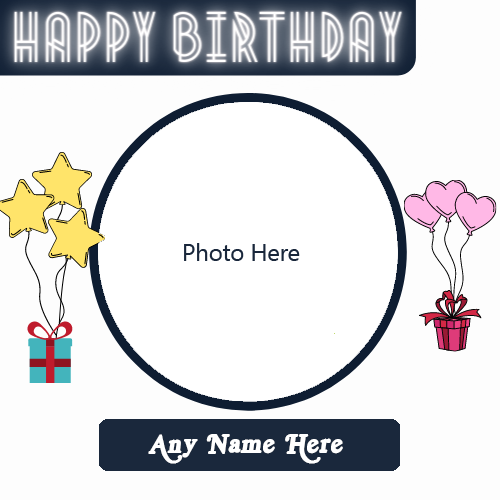 Generate Amazing Birthday Card with Name and Photo Customization