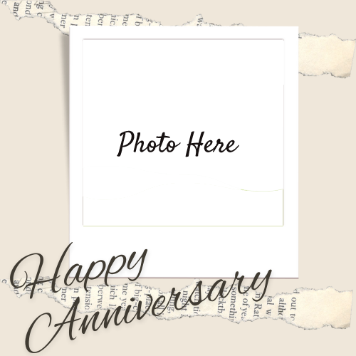 Couple Photo Anniversary Greeting With Name Personalization