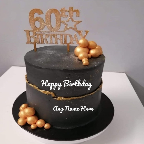 Celebrate 60th Birthday with Amazing Happy Birthday Cake