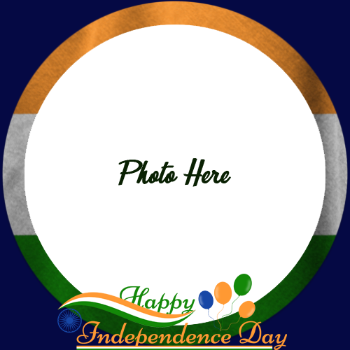 Happy Independence Greeting Card with Photo Custom Edit