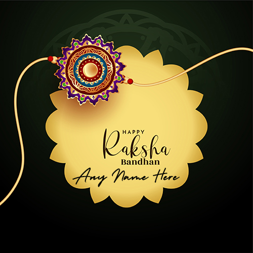 Exclusive Raksha Bandhan Card With Personalized Name