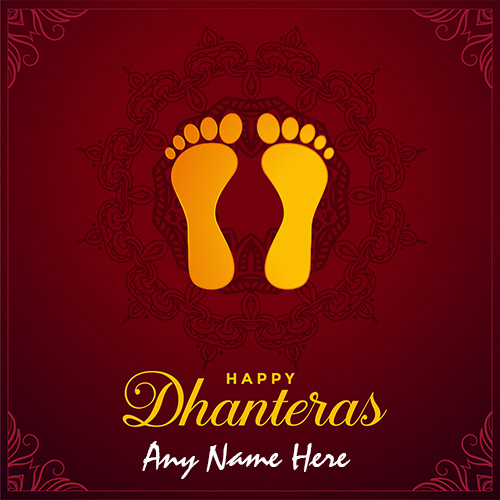 Create Dhanteras 2025 Greeting Card Online For Free