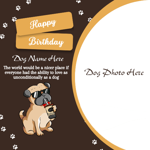 Happy Birthday Card for Your Loyal Puppy