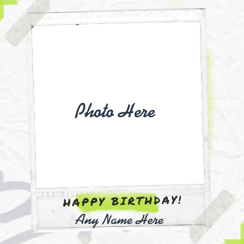 Create Birthday Wish Card With Photo And Name Editor